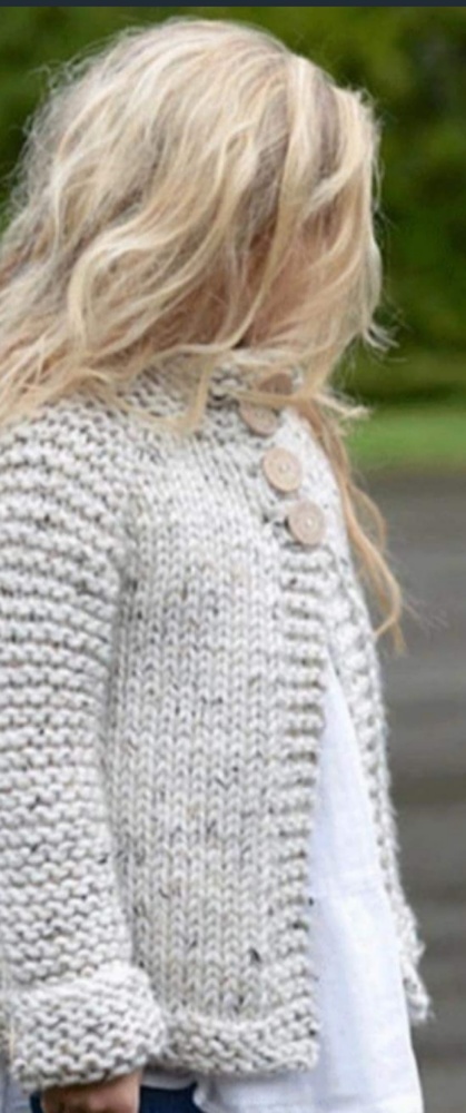 Grey 3 button cardigan